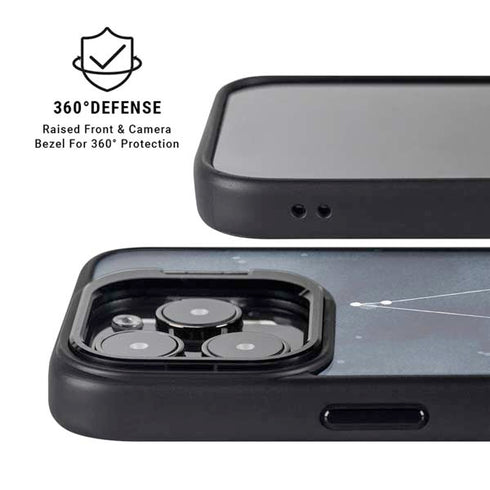 Capricorn Constellation iPhone 16 Pro Kickstand Case
